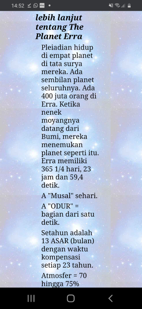 Planet Erra Planet Apa Ya Kok Mirip Bumi ?