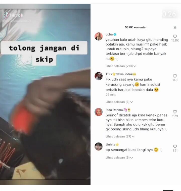 Selegram Yang Memiliki Masalah Kutu Dan Viral Di Medsos Kepoin Yuks Ah!