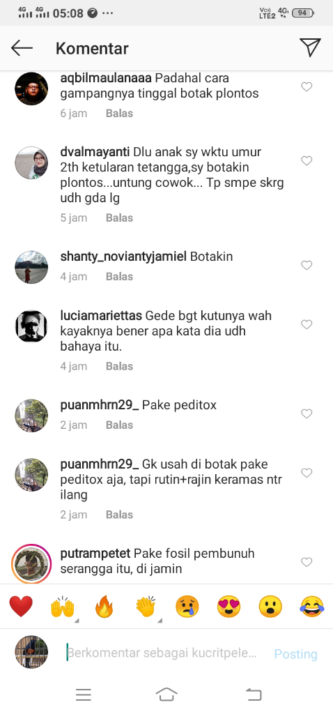 Selegram Yang Memiliki Masalah Kutu Dan Viral Di Medsos Kepoin Yuks Ah!