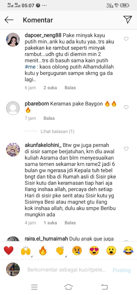 Selegram Yang Memiliki Masalah Kutu Dan Viral Di Medsos Kepoin Yuks Ah!