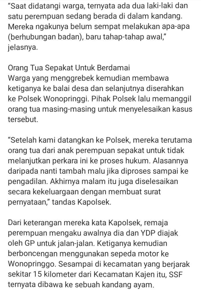 Viral Berbuat Mesum di Kandang Ayam, Tiga ABG Diciduk Warga, Threesome!