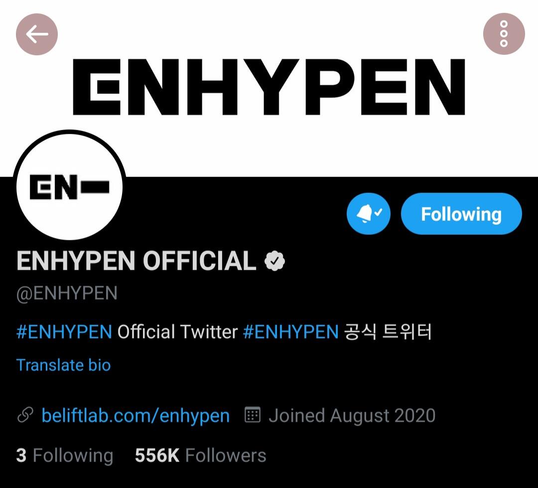 ENHYPEN Jadi Rookie Tercepat yang Raih 500 ribu Followers di Tahun 2020!