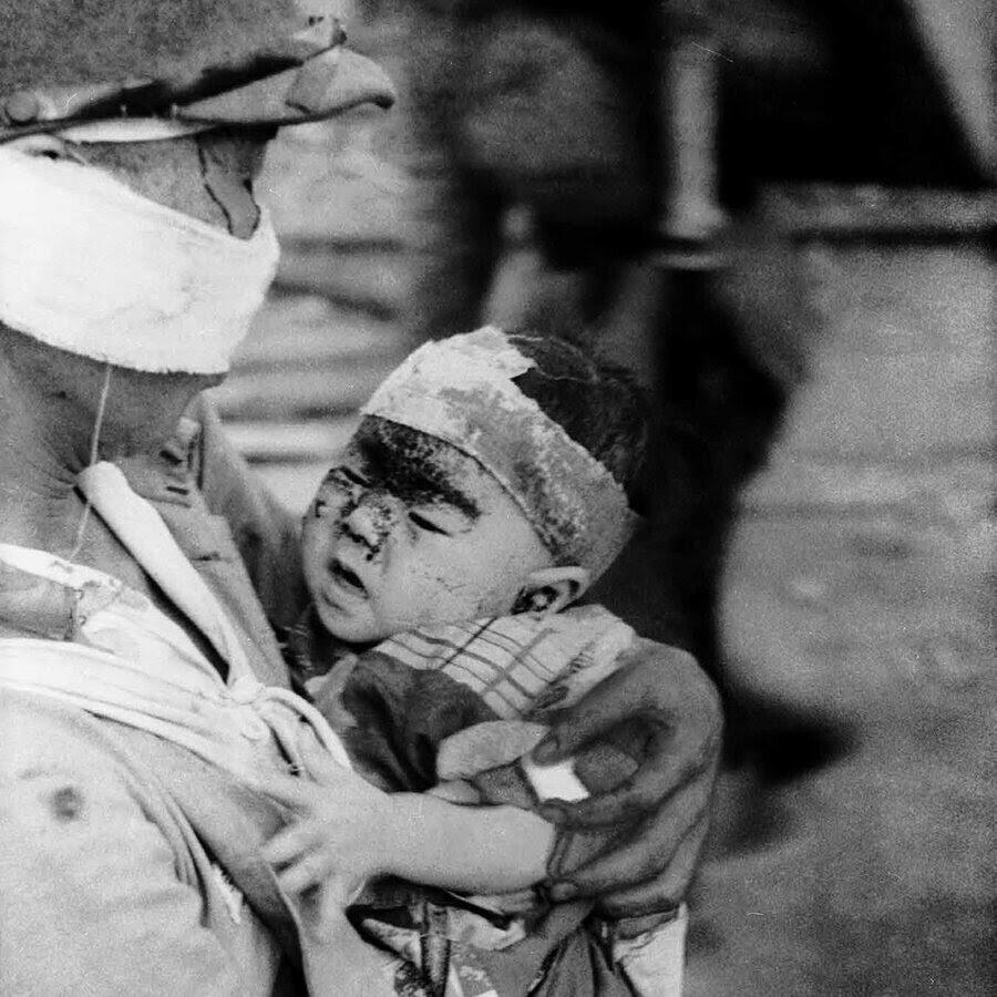 Gambar Bom Atom 2 Kota Hiroshima dan Nagasaki Menghancurkan Secara Massal .