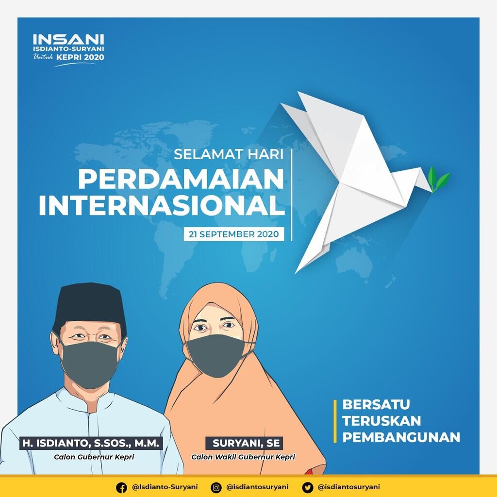 Hari Perdamaian Dunia, Isdianto Ajak Wujudkan Pilkada Damai