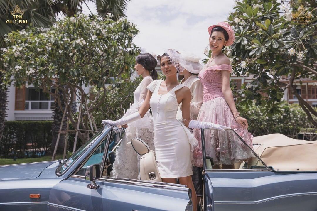 Unik, Peserta Miss Universe Thailand Tampil Cantik Dengan Gaun Tempoe Dulu