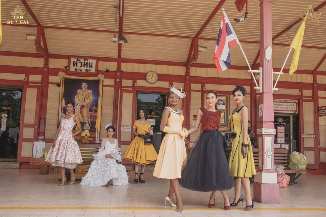 Unik, Peserta Miss Universe Thailand Tampil Cantik Dengan Gaun Tempoe Dulu