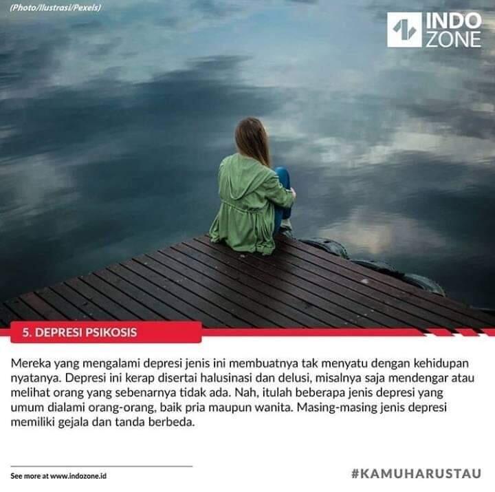 Jenis Depresi Yang Sering Dialami Orang
