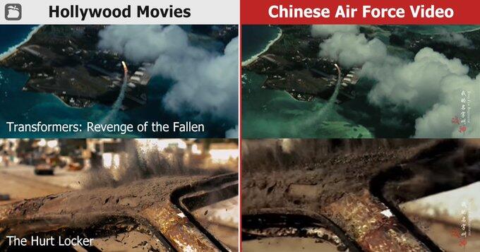 Video Simulasi Serangan China ke Guam COMOT Adegan Hollywood