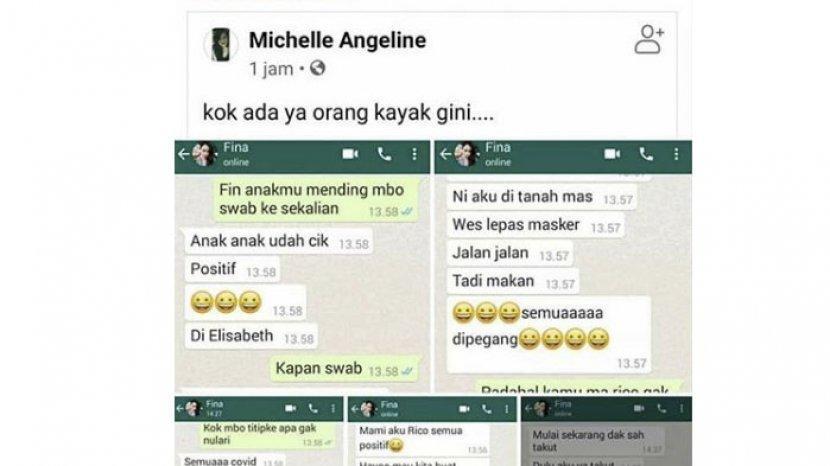 Viral Wanita di Semarang Mengaku Positif COVID-19 Jalan ke Mal Diburu Polisi