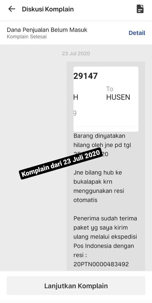 BUKALAPAK SANGAT LELET - KOMPLAIN 2 BULAN TIDAK SELESAI