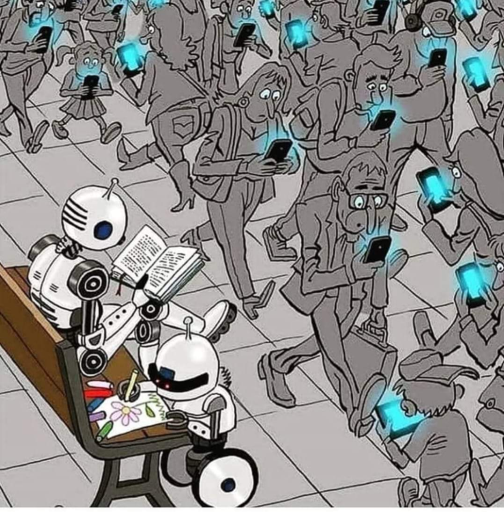 Manusia Jadi Robot, Robot Jadi Manusia