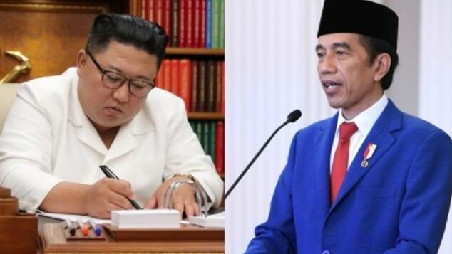 Jokowi Kirim Bunga ke Kim Jong-un