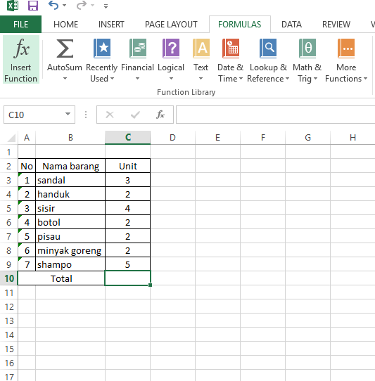 Menggunakan Fungsi Pada Microsoft Excel | KASKUS