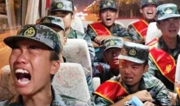 Letoy, Tentara China Mewek Histeris Karna Takut Menyambut Ganasnya Perang Lawan India