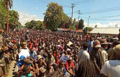 Ribuan Warga Papua Demo Tolak Otsus Jilid II, Kutuk Pembunuhan 2 Pendeta