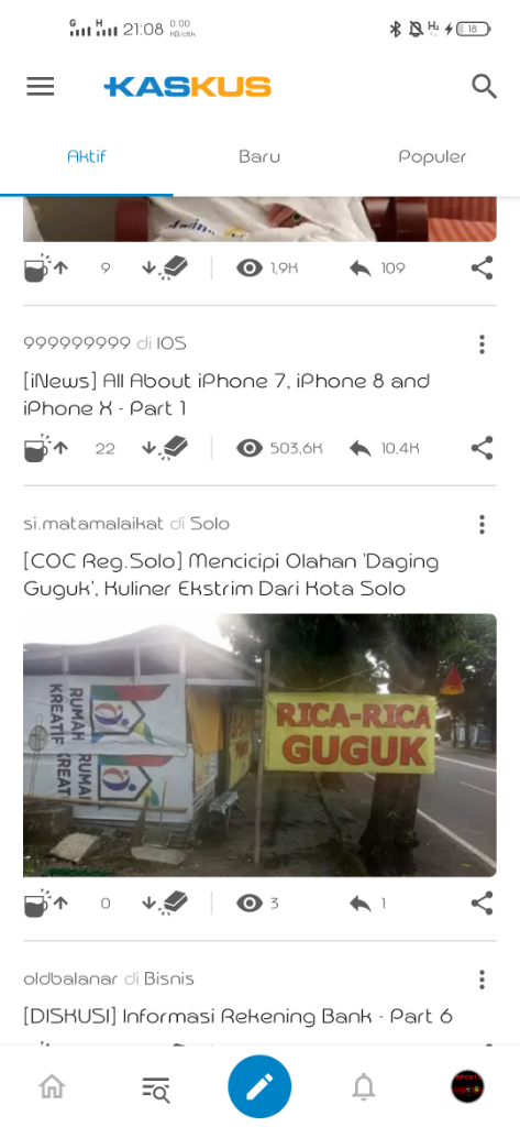 Kreterianya seperti apa untuk fitur yang Aktif, Baru dan Popuper.