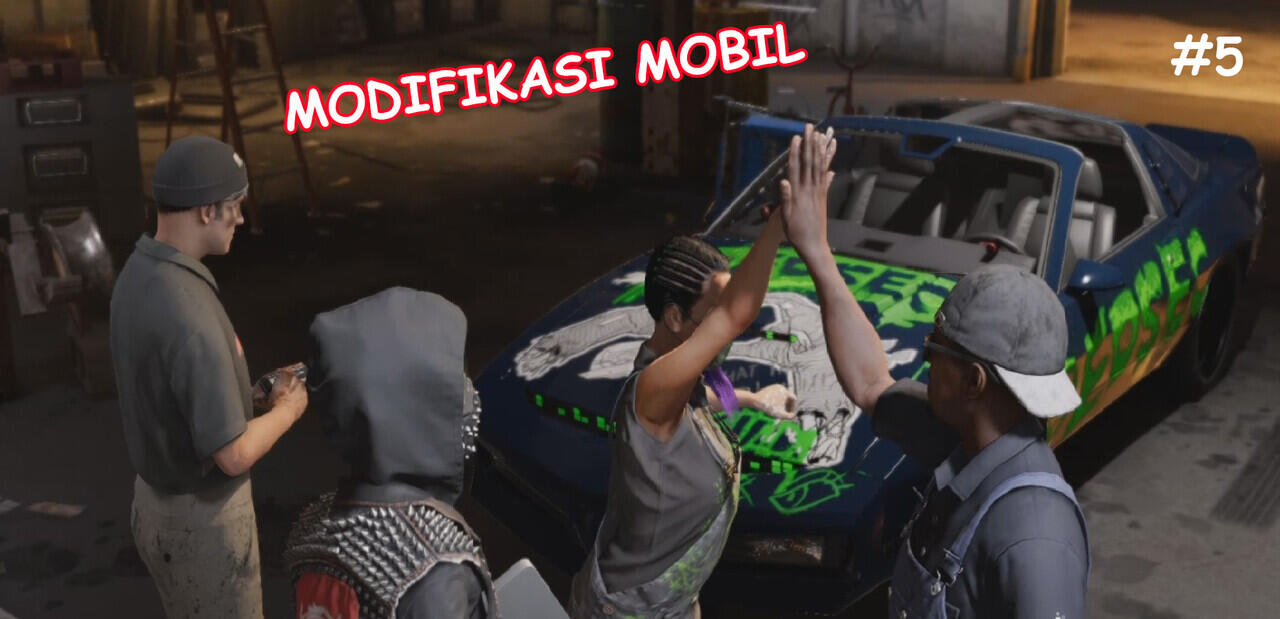 Modifikasi Mobil Curian Menjadi Mobil Remote Control + Nos - Watch Dogs 2 #5