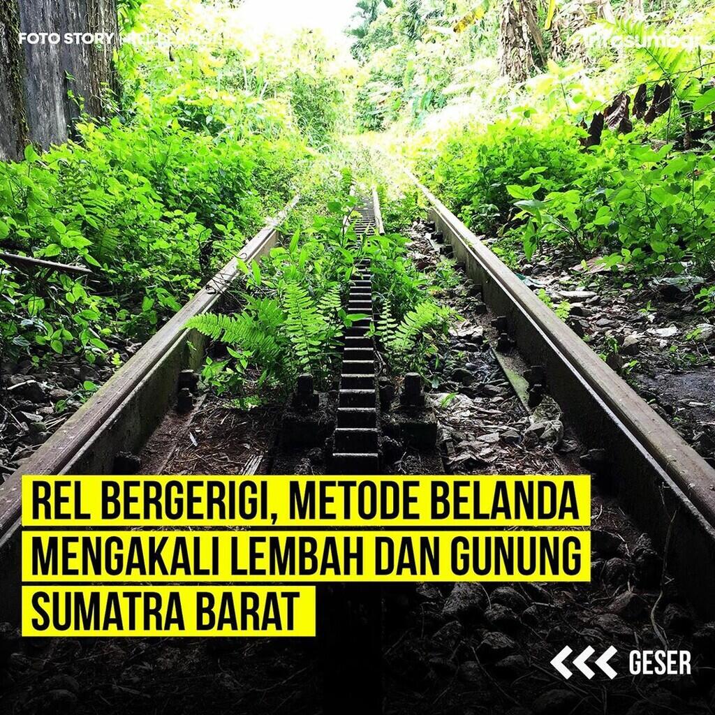 Konstruksi Rel Riggenbach, Cara Belanda Mengakali Lembah di Sumatera Barat