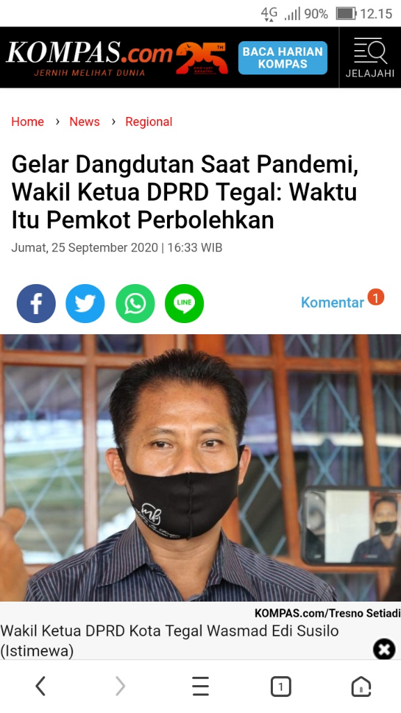 Buntut Konser Dangdut, Wakil Ketua DPRD Kota Tegal Ditetapkan Tersangka