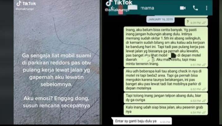 Kepergok Ngamar Sang Istri Lapor Ibu Mertua, TikTok Memviralkannya 