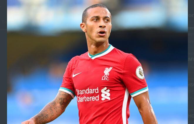 Thiago Alcantara Positif COVID-19, Baru Main Lagi di Derbi Merseyside
