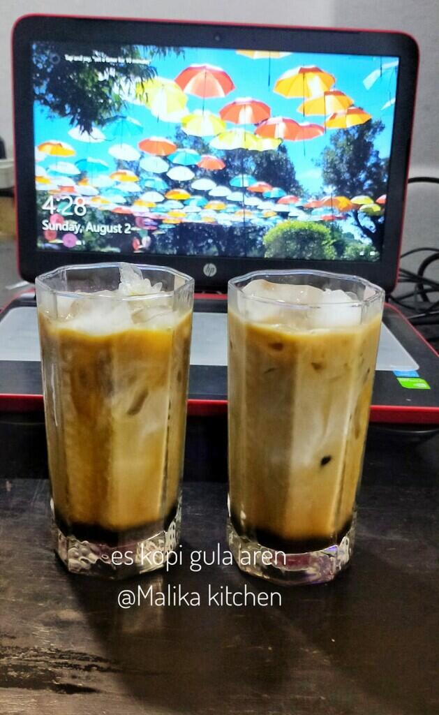Resep Es Kopi Gula Aren, Simpel tapi rasanya gak kaleng - kaleng