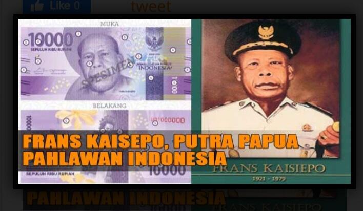 Pahlawan Yang Wajahnya Ada Di Lembaran Uang Ini Ternyata Dari Irian, Cek Siapa Dia?