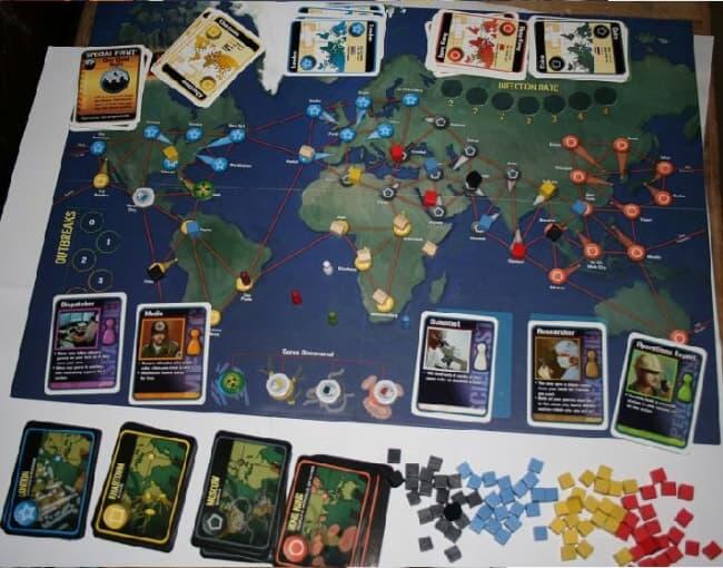 &#91;COC BOARDGAME&#93; Pandemic! Game Pembasmi Virus! Apakah Corona Bisa Dibasmi?