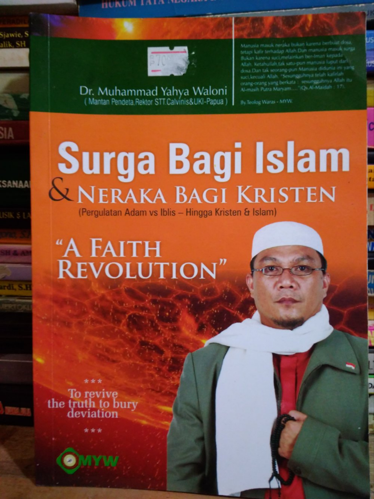 Unggah Buku Ini, BS: Terimalah Yahya Wahloni Masuk ke Surga-Mu ya Tuhan Sekarang Juga