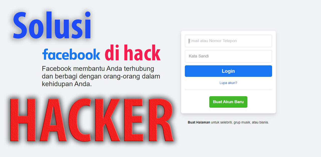 Akun Facebook diretas? Ini solusinya!