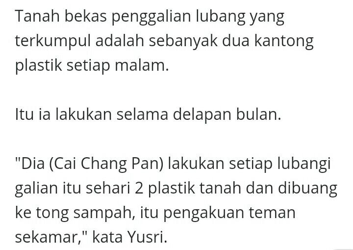 Napi yang Kabur dari Lapas Rupanya Lulusan Tentara China!