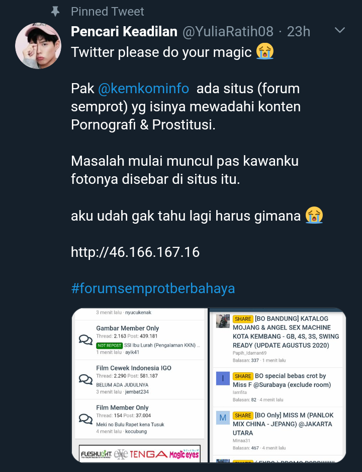 Deretan Suhu Forum Semprot yg harus Keluarga Perempuan Kalian Hindari