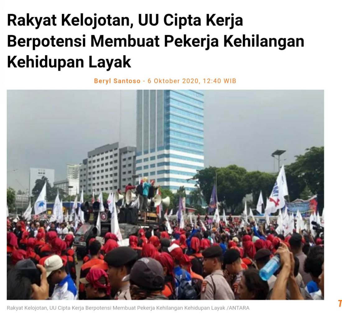 Menaker: Banyak Sekali Aspirasi Serikat Buruh yang Sudah Akomodasi