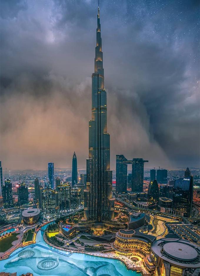 DRAMATIS, Inilah Foto Penampakan Langit Sebelum Badai Datang