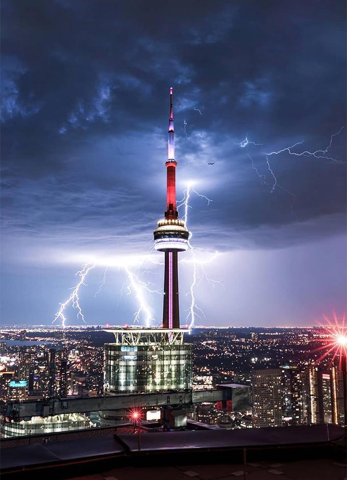 DRAMATIS, Inilah Foto Penampakan Langit Sebelum Badai Datang