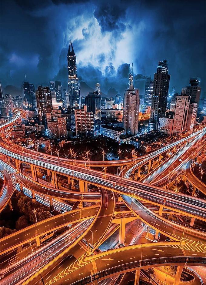 DRAMATIS, Inilah Foto Penampakan Langit Sebelum Badai Datang