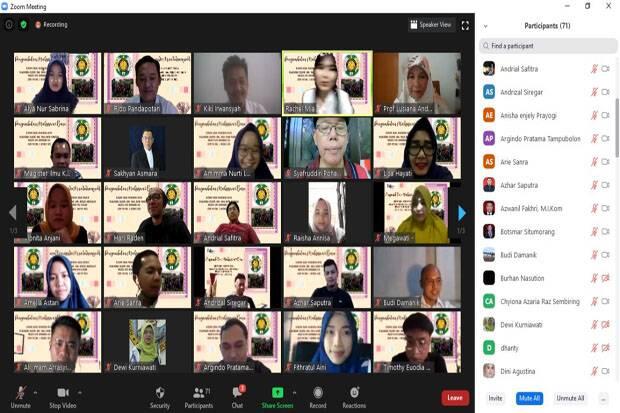 Magister Ilmu Komunikasi USU Gelar Meet and Greet Mahasiswa Baru Secara Daring
