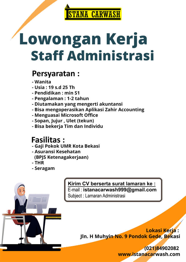 Lowongan kerja Staff Administrasi | KASKUS