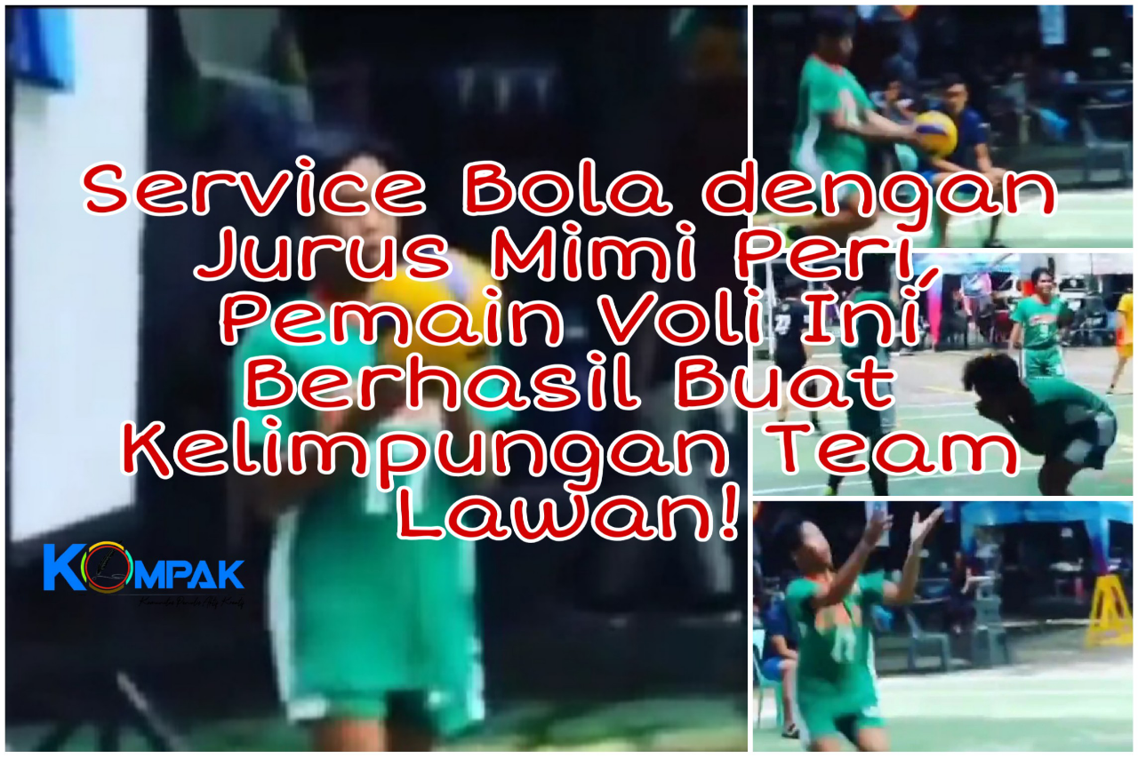 Service Bola dengan Jurus Mimi Peri, Pemain Voli Ini Bikin Team Lawan Kelimpungan!