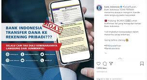 BI Bagi-bagi Hadiah Langsung Transfer ke Rekening Pribadi