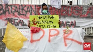Buruh Internasional Surati Jokowi soal UU Cipta Kerja