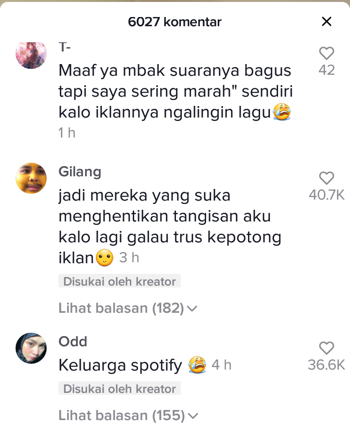 Ini Dia Ternyata Pengisi Suara Iklan di Aplikasi Pemutar Musik Spotify Selama Ini!