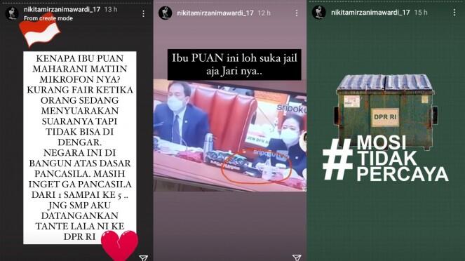 Kritik Puan Maharani, Nikita Mirzani Terancam Dilaporkan