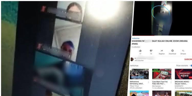 Lupa Matikan Zoom, Mahasiswa Habis Belajar Online Ini Ketahuan Mesum