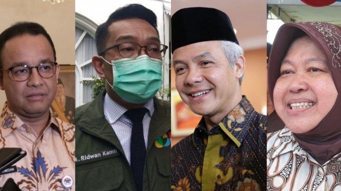 Sikapi Demonstrasi UU Cipta Kerja, Begini Beda Gaya Anies, Ridwan Kamil, ............