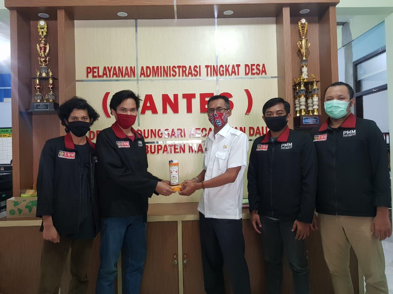 Keren, PMM 47 UMM Membuat Alat Hand Sanitizer Otomatis