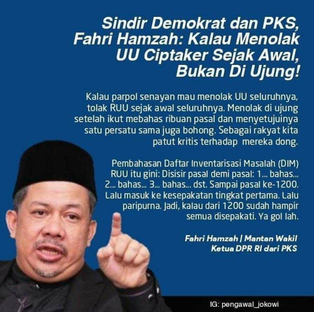 Pimpinan Baleg Tuding Benny Harman Bohong: Demokrat Aktif Bahas Cipta Kerja