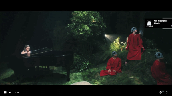 Moonchild Live Experience, Konser Treatikal Virtual NIKI ZEFANYA di KASKUS TV