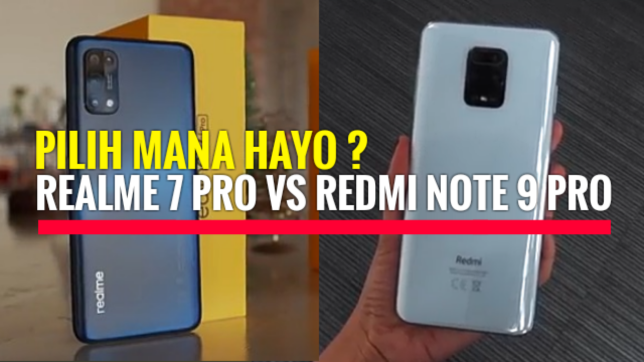 Realme 7 Pro vs Redmi Note 9 pro