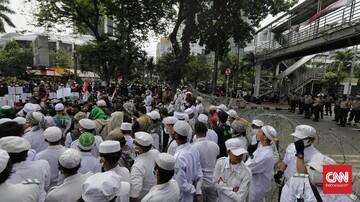 FPI Demo Tolak Omnibus Law, Usung Lima Tuntutan